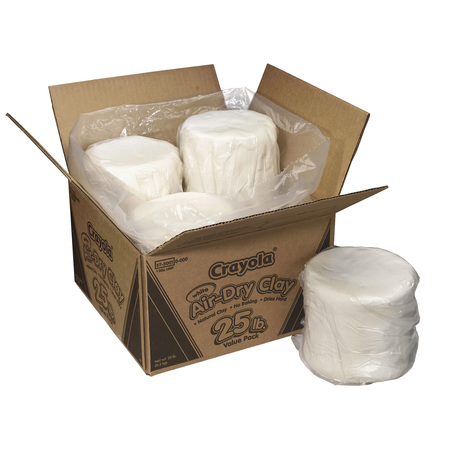 Crayola Air Dry Clay, 25 lbs., White BIN575001
